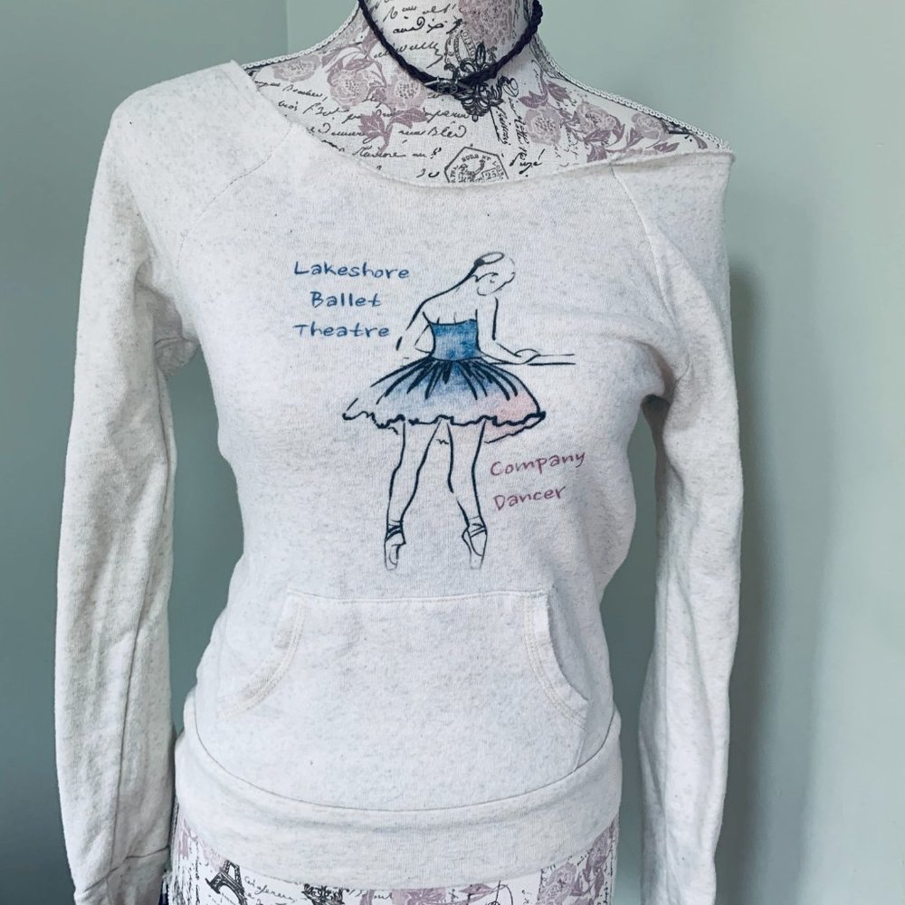 SOLD OUT - ALTERNATIVE APPAREL BALLET GRAPHIC  SWEATSHIRT - Picture 1 of 4
